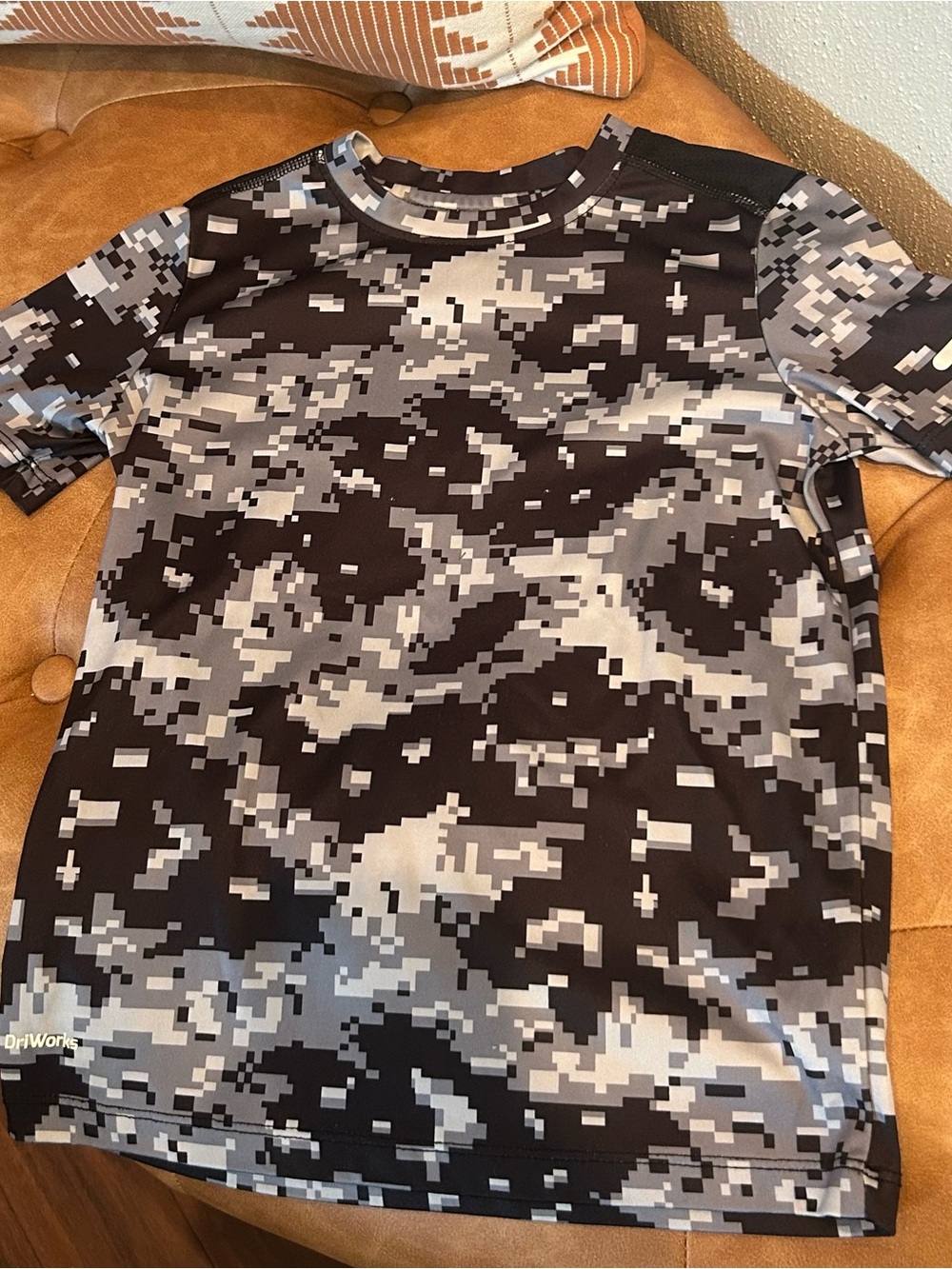 Boys Camo Activewear Tshirt